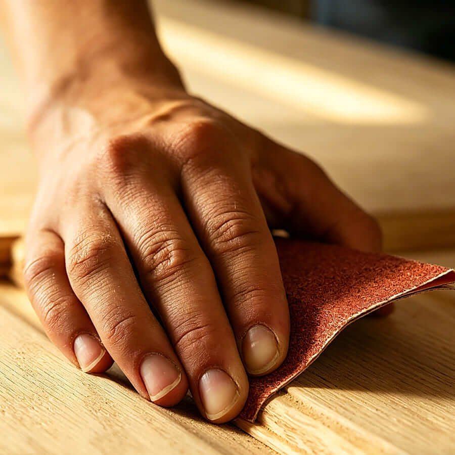 custom wooden hand finished